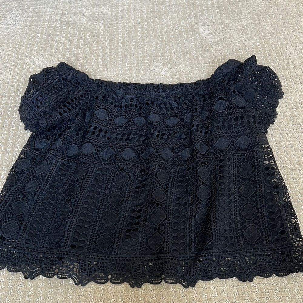 New Anthropologie Blouse off the shoulder